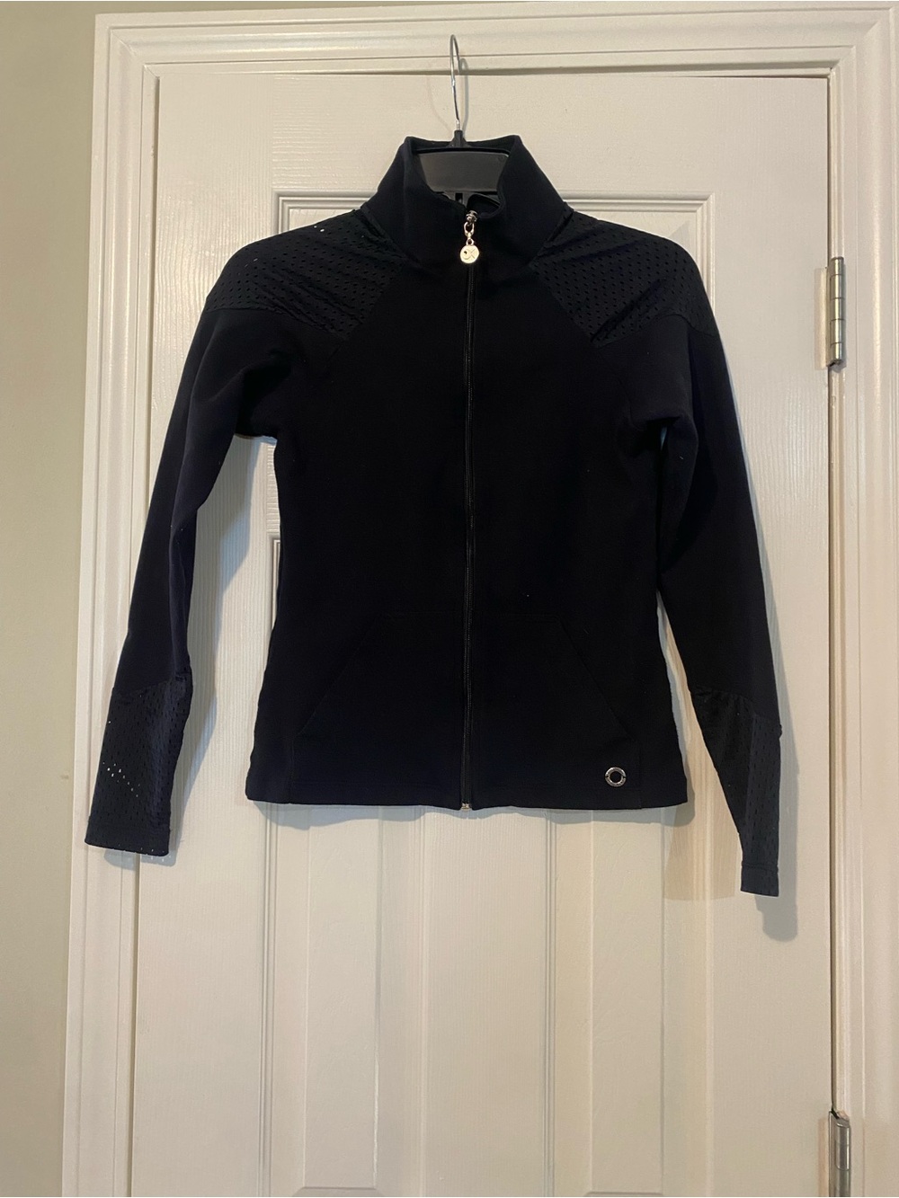 Bluefish Jacket Womens XS Black Full Zip Stretch